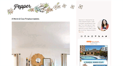 Desktop Screenshot of pepperdesignblog.com